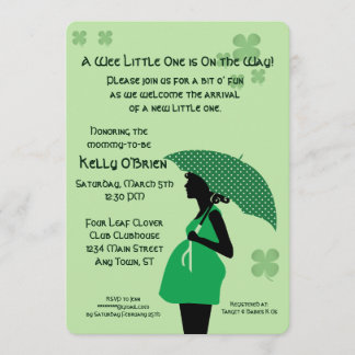 Wee Little One Baby Shower Einladung Vorlage