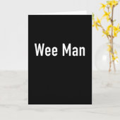 Wee Man Karte (Gelbe Blume)