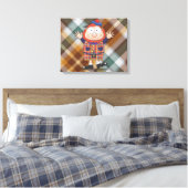 Wee man leinwanddruck (Insitu (Schlafzimmer))