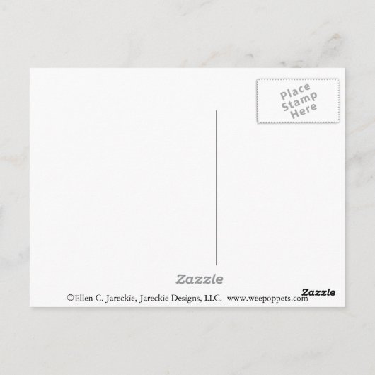 Wee Poppets® - Postkarte (Rückseite)