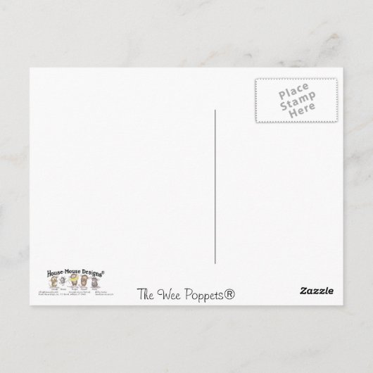 Wee Poppets® - Postkarte (Rückseite)