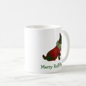 Wee Scottie Dog Merry Ruff! Ruff! 11oz-Tasse Kaffeetasse (VorderseiteRechts)