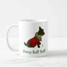 Wee Scottie Dog Merry Ruff! Ruff! 11oz-Tasse