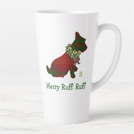 Wee Scottie Dog Rechts Merry Ruff! Ruff! Milchtasse