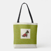 Wee Scottie Dog Season's Greetings All-Over-Print Tasche (Rückseite)