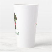 Wee Scottie Dog Verließ Hand Merry Ruff! Ruff! Milchtasse (Vorderseite)