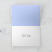 Wee Scottie Puppy Liebe Valentine's Day Periwinkle Karte (Innenseite)