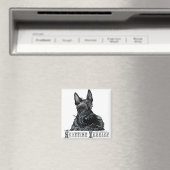 Wee Scottish Terrier Magnet (In Situ (Geschirrspüler))