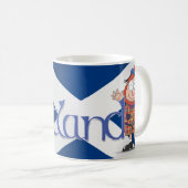 Wee Scottish Typ Kaffeetasse (VorderseiteRechts)