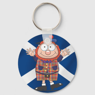 Wee Scottish Typ Schlüsselanhänger