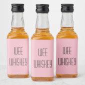 Wee Whiskey Alkoholflaschenetikett (Flaschen)