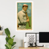 Wee Willie Keeler Baseball 1909 Poster (Heimbüro)