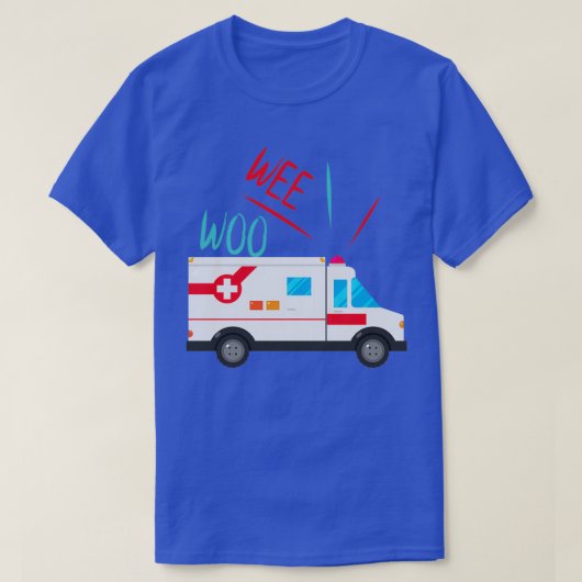 Wee Woo Ambulance 2 T-Shirt (Design vorne)