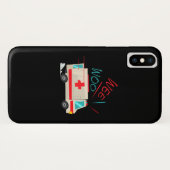 WEE WOO AMR. EMT AMR. Paramedic T-Shirt Funny Case-Mate iPhone Hülle (Rückseite (Horizontal))