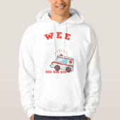 Wee Woo Boo Boo Bus Ambulance Funny EMS EMT Hoodie (Vorderseite)