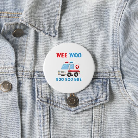 Wee Woo Boo Bus Ambulance EMS EMT Parame Button (Beispiel)