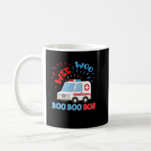 Wee Woo Boo Bus Ambulance Funny EMS EMT Parame Kaffeetasse