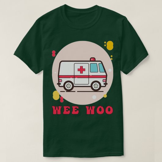 Wee Woo First Responder Ambulance Classic TShirt (Design vorne)