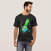 Weed Bong Elets Fire Water Air Thc Rauchen Anatomi T-Shirt (Vorne ganz)