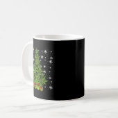 Weed Christmas Tree Funny Xmas T Men Women Kaffeetasse (Vorderseite Links)