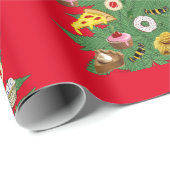 Weed Christmas Tree Personalisiert Geschenkpapier (Rolleneckpunkt)