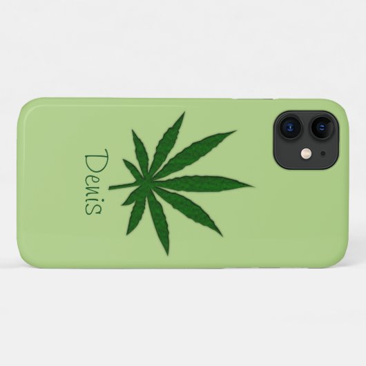 Weed Leaf Case-Mate iPhone Hülle (Rückseite (Horizontal))