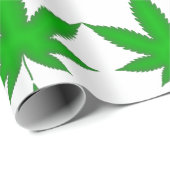 Weed Leaf Christmas Personalisiert Geschenkpapier (Rolleneckpunkt)