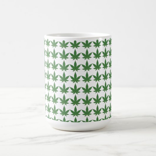 Weed Leaf Christmas Personalisiert Kaffeetasse (Mittel)