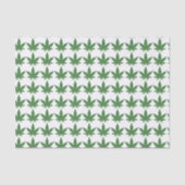 Weed Leaf Christmas Personalisiert Seidenpapier (Vorderseite)