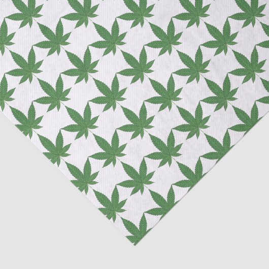 Weed Leaf Christmas Personalisiert Seidenpapier (Ausschnitt)