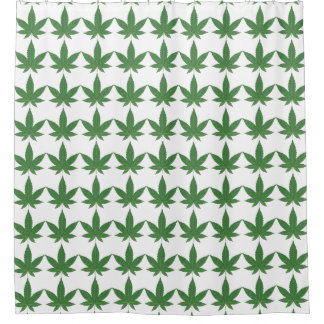 Weed Leaf Duschvorhang