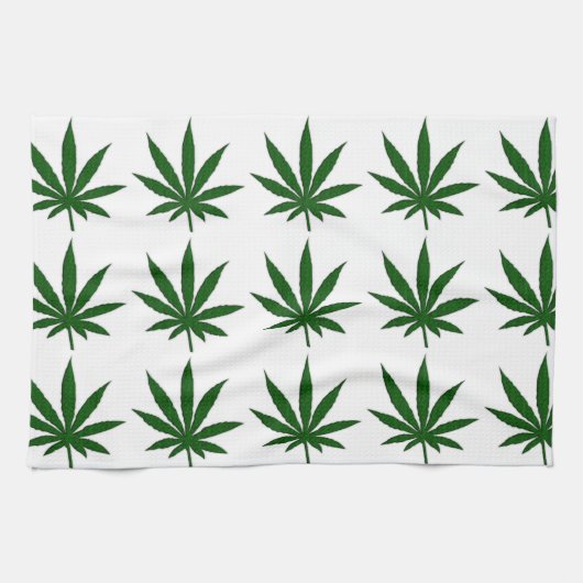 Weed Leaf Handtuch (Horizontal)