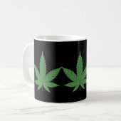 Weed Leaf Kaffeetasse (Vorderseite Links)