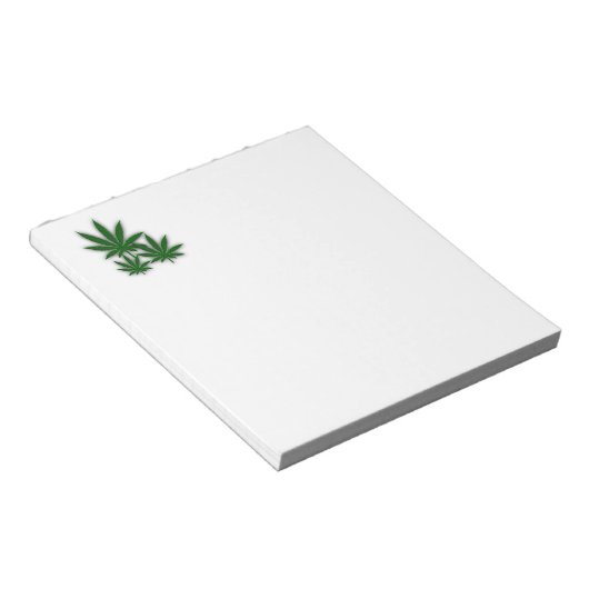Weed Leaf Notizblock (angewinkelt)