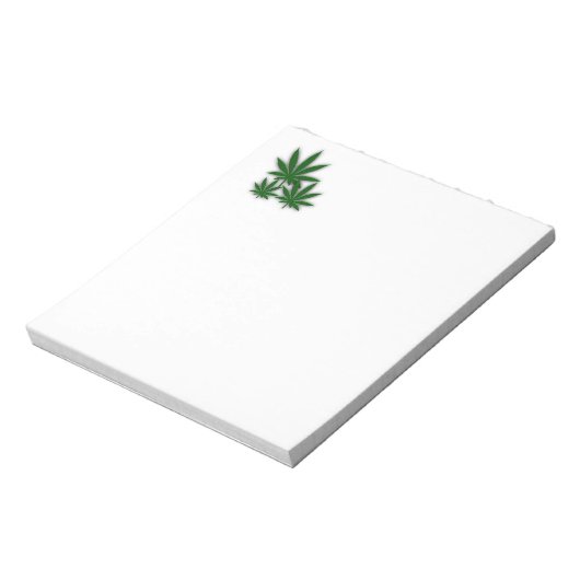 Weed Leaf Notizblock (Rotiert)