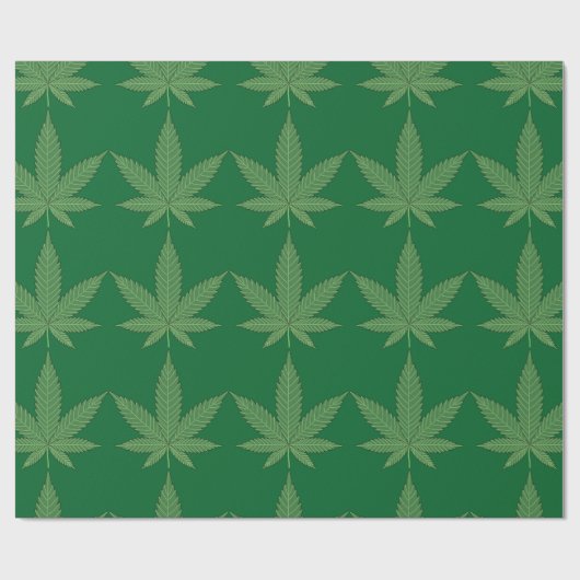 Weed Leaf Personalisiert Geschenkpapier (Flach)