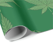 Weed Leaf Personalisiert Geschenkpapier (Rolleneckpunkt)