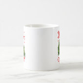 Weed Lover Smoking Light Up Christmas Tree  Kaffeetasse (Mittel)