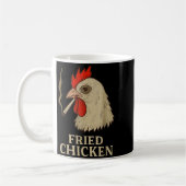 Weed Meme Funny Fried Chicken Smoking  Kaffeetasse (Links)
