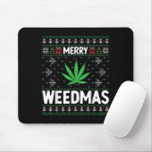 Weed Merry Weedmas Xmas Smoking  Mousepad (Mit Mouse)