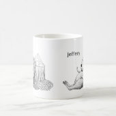 Weed Srauking Relaxing Beaver Funny Individuelle N Kaffeetasse (Mittel)