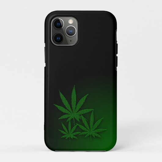 Weed Triple Leaf Case-Mate iPhone Hülle (Rückseite)
