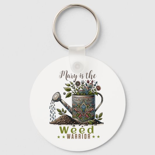 Weed Warrior Schlüsselanhänger (Vorderseite)