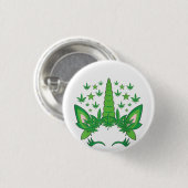Weedicorn Button (Vorne & Hinten)
