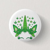Weedicorn Button (Vorderseite)