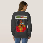Weediculus Long Sleeve Womens Sweatshirt (Schwarz voll)