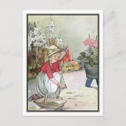 Weeding Paths von Anne Anderson Postkarte (Vorderseite)