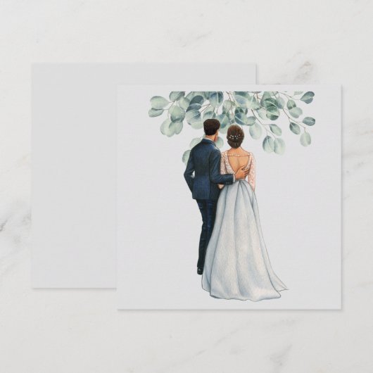 Weedingvibes Einladung (Vorne/Hinten)