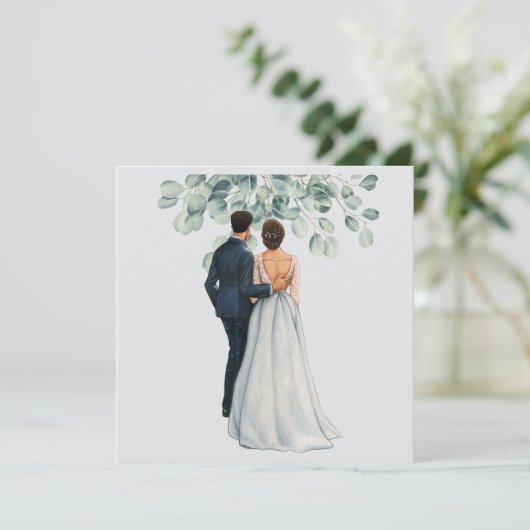 Weedingvibes Einladung (Stehend Vorderseite)