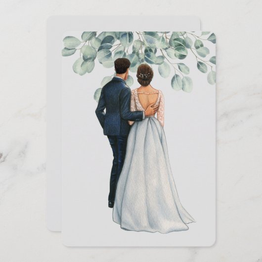 Weedingvibes Einladung (Vorne/Hinten)